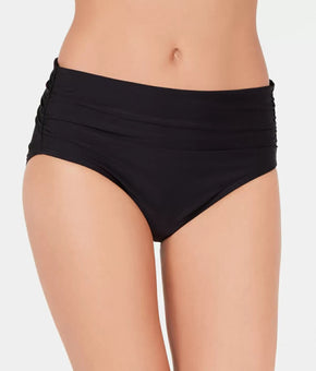 CALVIN KLEIN Convertible Bikini Bottoms Black Size L MSRP $56