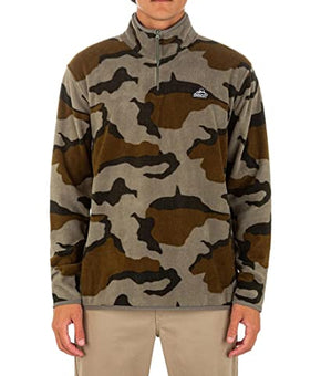 Hurley Men's Mesa Windchill 1/4 Zip Olive Size S