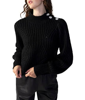 Sanctuary Gemstone Sweater Black Size S (US 4-6)