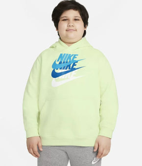 Nike Big Boys Husky Sportswear Pullover Hoodie Light Green Plus Size L MSRP $45