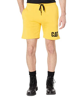 Caterpillar Fleece Lounge Shorts Yellow Size L