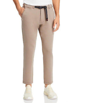 Gramicci Men's Tech Knit Slim Fit Belted Pants Beige Size XL