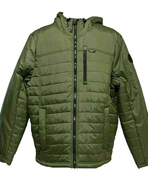 Gerry Men's Quilted Jacket ( Large Olive ) (L)