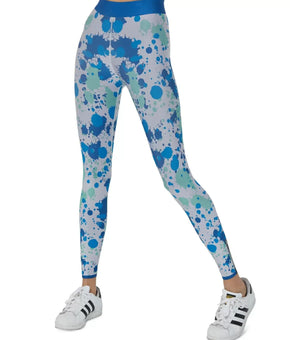 Cor by Ultracor Women's Splash Leggings Blue Size XL MSRP $118