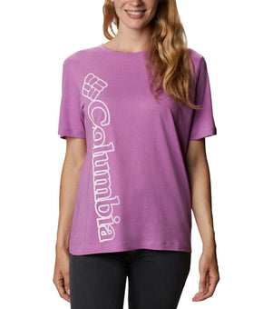Columbia Womens Plus Graphic-Print T-Shirt purple Size 2X MSRP $36