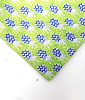 Ted Baker Handkerchief Pocket Square Green 100% Linen MSRP $50