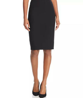 Theory Classic Pencil Skirt Black Womens Size 0 MSRP $255