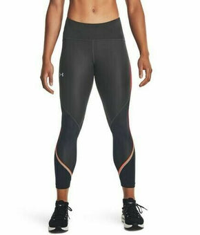 Under Armour Women's Fly Fast Mesh Panel Athletic Leggings Gray Size S