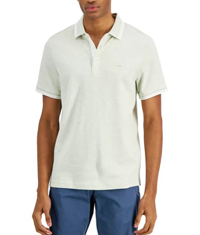 Michael Kors Men's Greenwich Polo Shirt Fog Heather Gray Size S MSRP $90