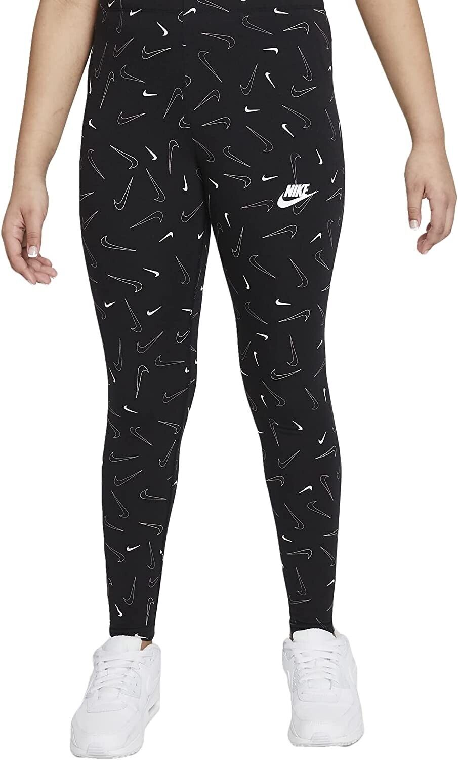 Nike Girl's NSW Favorites Print Leggings Black Size M
