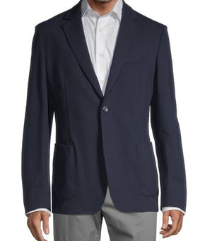 HUGO BOSS C-Hanry-J-214 Slim Stretch Blazer Navy Blue Size 44R MSRP $495