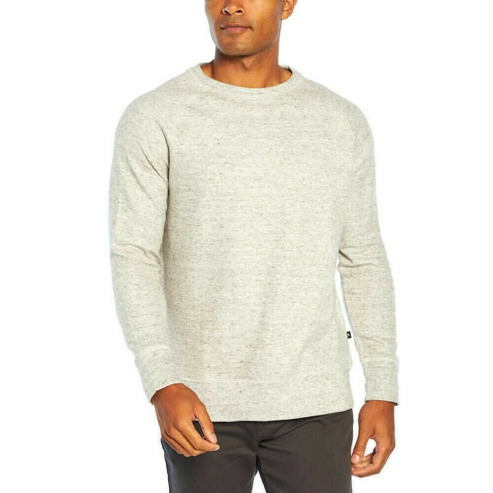 Banana Republic Men Waffle Crew Sweatshirt, Heather Grey Size 2XL