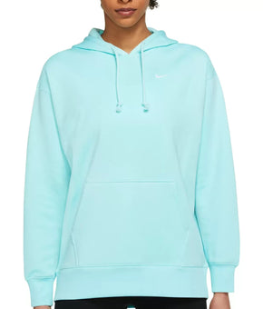NIKE Women's Therma Hooded Sweatshirt Size XL Aqua Blue MSRP $55