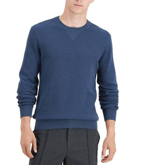 Michael Kors Men's Regular-Fit Solid Sweater Size XXL Denim Blue MSRP $128