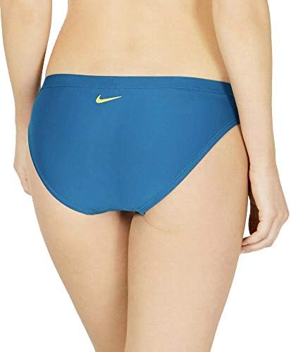 Nike Women's Hipster Bikini Bottoms Small Green Abyss Blue Small