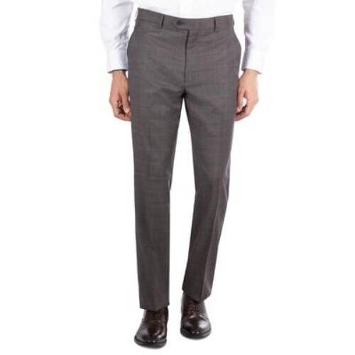 Ralph Lauren Mens UltraFlex Classic-Fit Wool Suit Pants Brown Size 38W X 32L