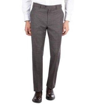 Ralph Lauren Mens UltraFlex Classic-Fit Wool Suit Pants Brown Size 38W X 32L