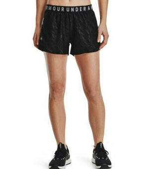 Under Armour Women's Logo Waistband Play Up Shorts Black Size S MSRP $30