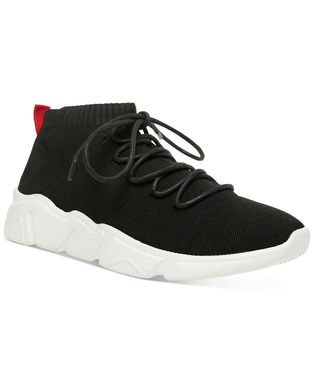 Steve Madden Men's Hytro Knit Lace-Up Sneaker Size 8M Black