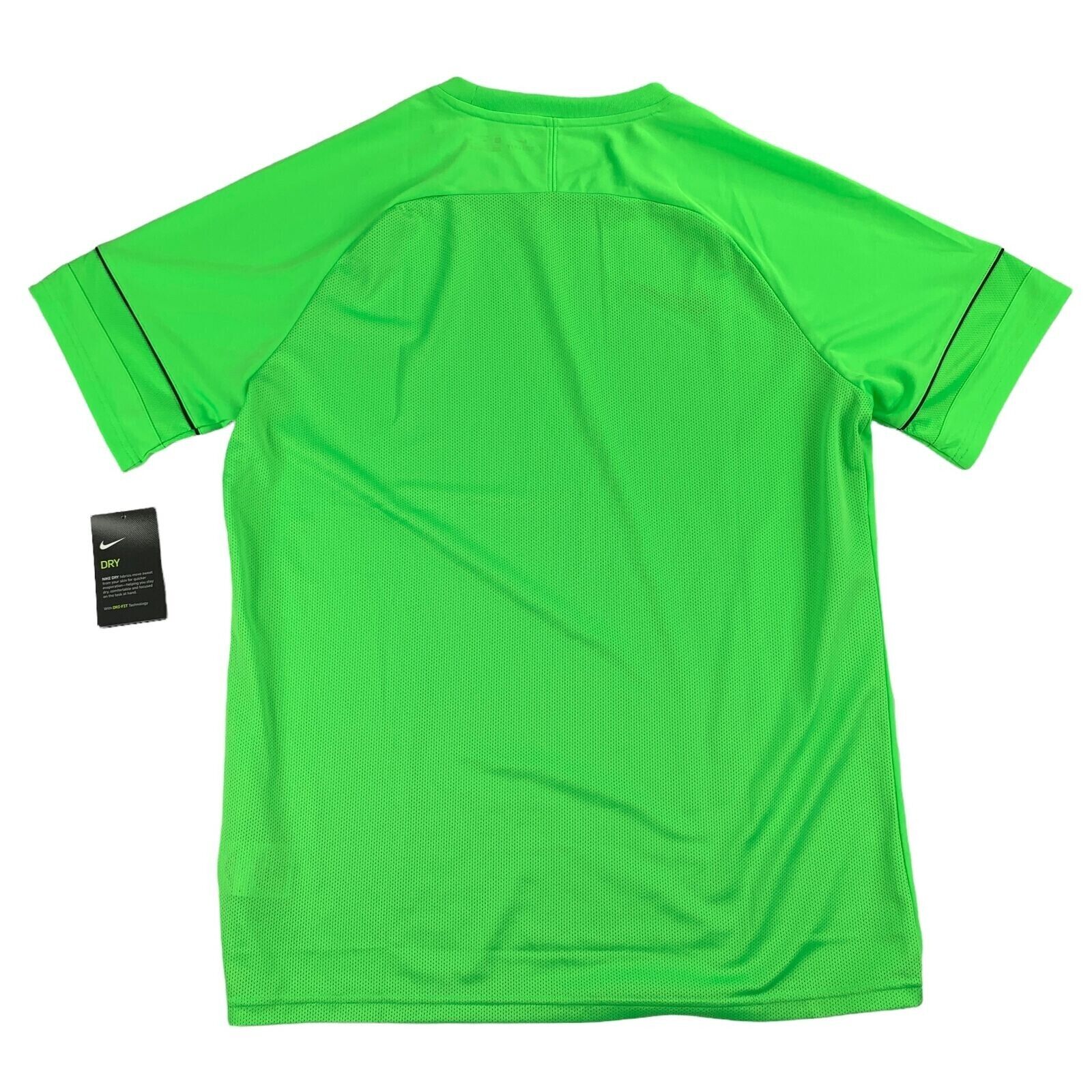 Nike Men's Academy Soccer T-Shirt Neon Green Size S MSRP $25
