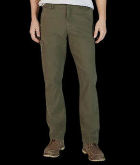 Weatherproof Vintage Mens Pants Flex Utility Stretch Canvas Green Size 42X30