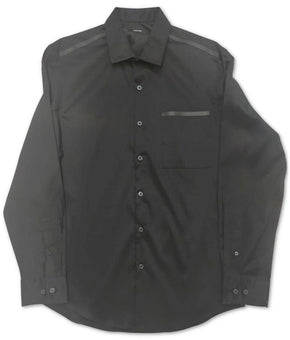 Alfani Men's Tech Woven Shirt Black Size S MSRP $65