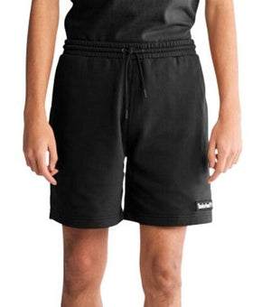Timberland Mens Woven Badge Sweatshort Shorts Black Size XL MSRP $48