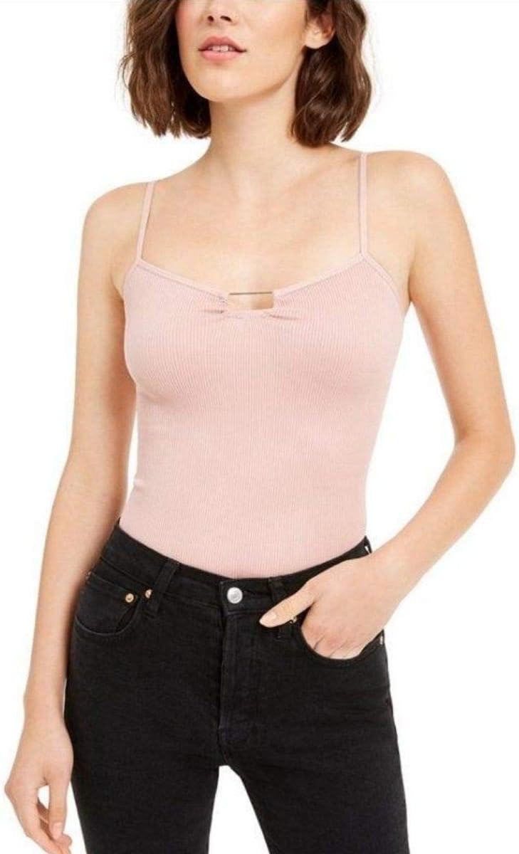 Free People Women's Intimately Be My Baby Rib Camisole, Size X-Small/Small Pink