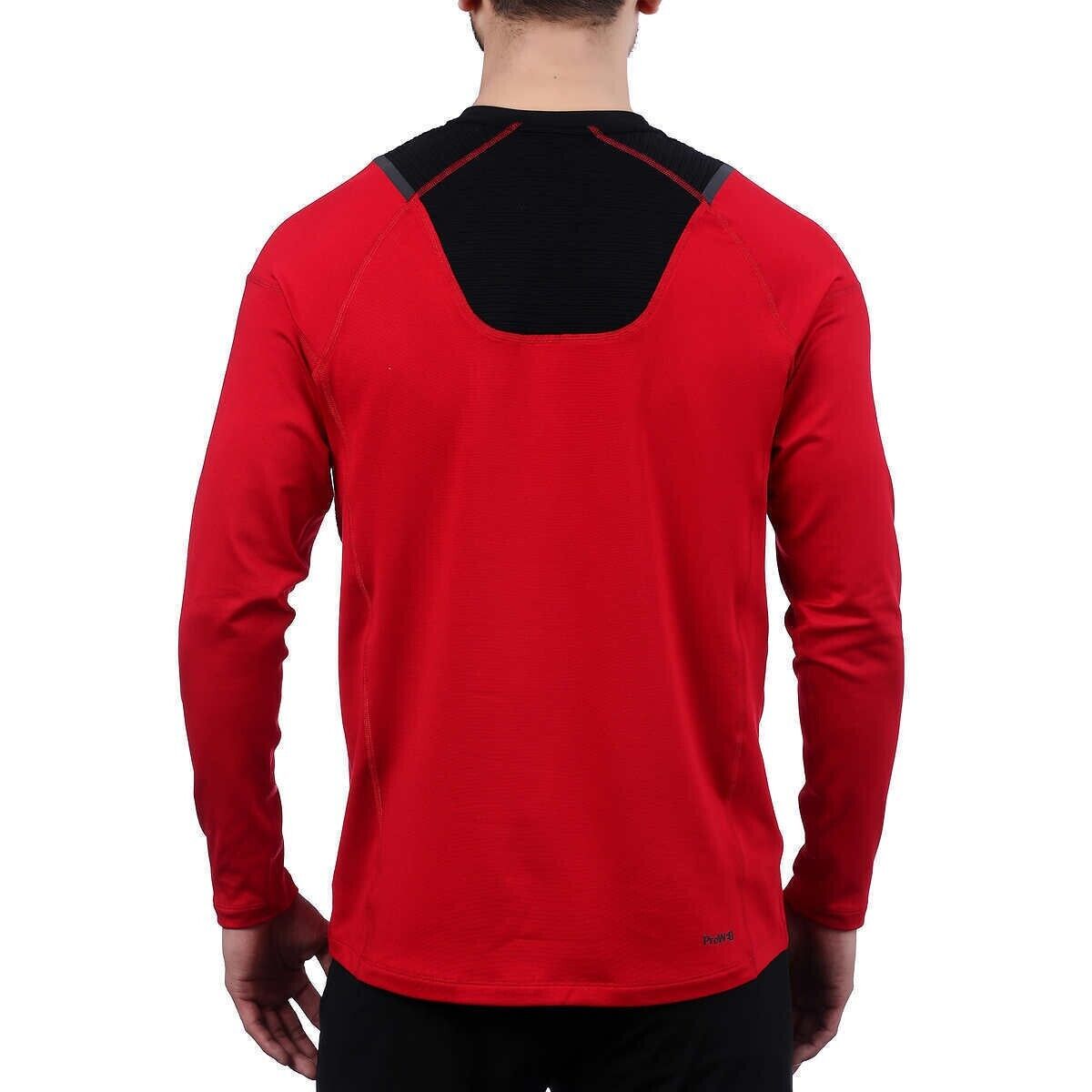 Spyder Men's Active Lightweight Pro WEB Pullover Shirt Red Size S
