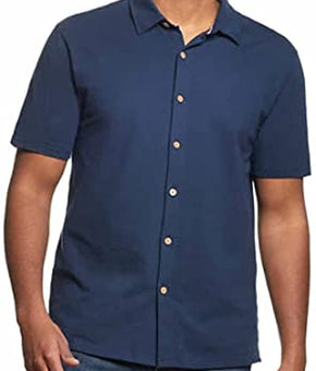 Weatherproof Vintage Men's Short Sleeve Button Up Shirt, Size: Medium