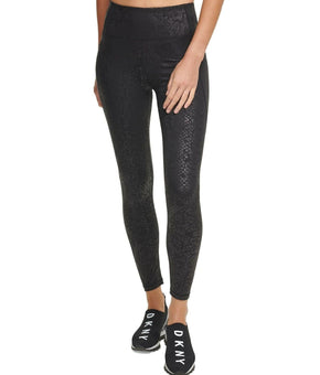 Dkny Women s Sport Snake-Print High-Waist Leggings black Size XS MSRP $60