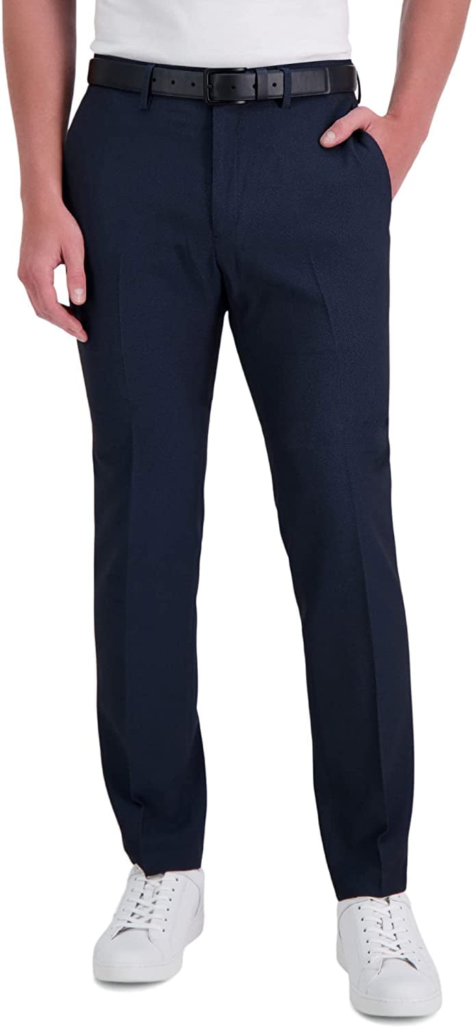 Kenneth Cole Mens Techni-Cole Performance Slim Fit Dress Pant 36W x 34L Navy