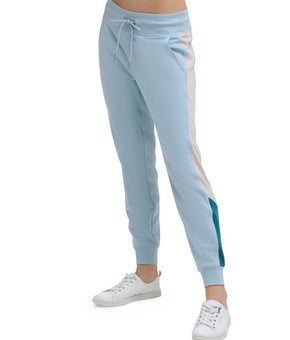 Calvin Klein Performance Women's Colorblocked Jogger Pants Aquatic, Size XXL