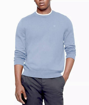 Calvin Klein Men's Logo Crewneck Sweater Blue Size XL MSRP $80