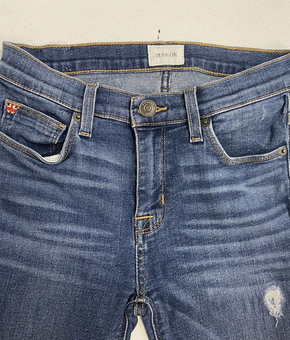 HUDSON Natalie Mid Rise Skinny Jeans Blue Size 25 MSRP $195