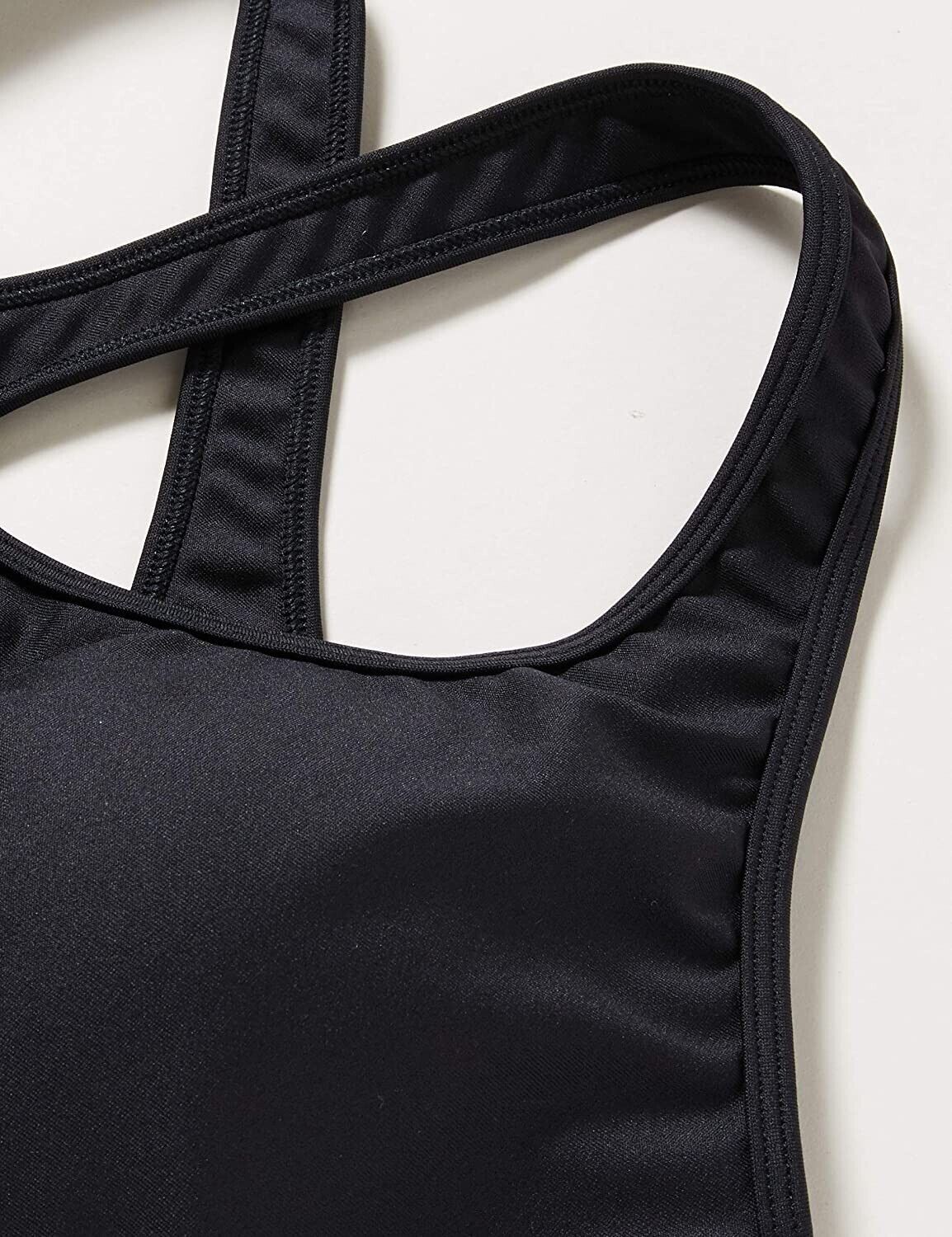 Under Armour womens Mid Impact Crossback Sports Bra Black Size XS MSRP $35