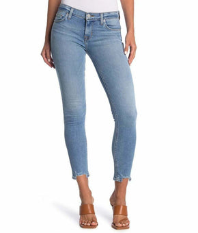 Hudson Womens Jeans Ankle Super Skinny Ripped Stretch Blue Size 26 MSRP $189