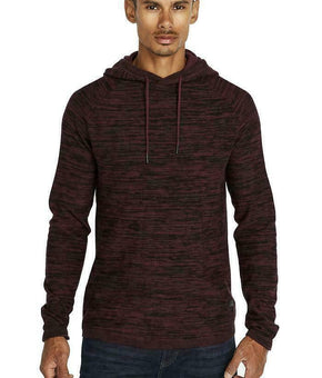 Buffalo David Bitton Men's Wamen Hooded Sweater Burgundy Wine Red Size S