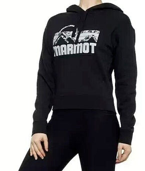 MARMOT Women's Coastal Fleece Hoodie Black Size M MSRP $52
