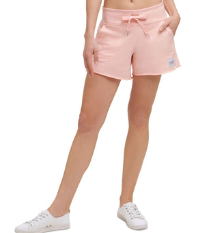 Calvin Klein Womens Performance French Terry Shorts Peach Size M MSRP $40