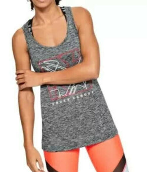 Under Armour Women's UA Tech Racerback Tank Top Gray Size XL