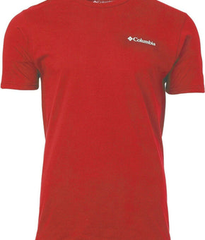 Columbia Men's Potter Short Sleeve T-shirt Red Size S MSRP $28