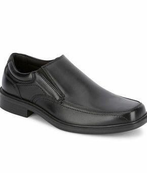Dockers Mens Edson Leather Business Dress Slip-on Loafer Shoes Size 9W Black