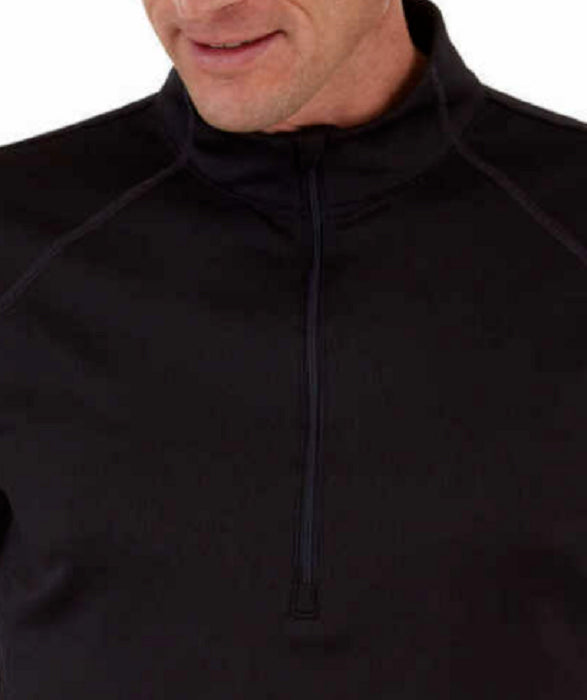 Spyder Men's Baselayer Black 1/4 Zip Top Size M