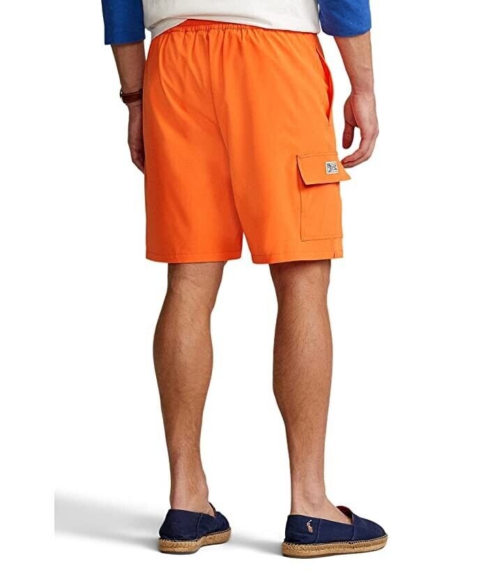 Polo Ralph Lauren 8.5-Inch Kailua Classic Fit Swim Trunks Orange Size L MSRP $75