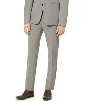 Perry Ellis Premium Men Slim Stretch Tech Suit Pants ONLY Grey Size 30x34