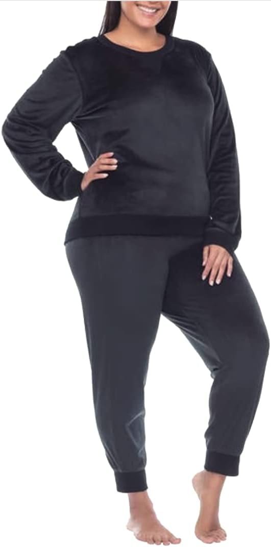 Honeydew Women 2 PC Super Soft Fleece Lounge PJ Set Size L