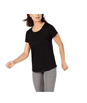 Ideology Mesh-Back T-Shirt DEEP Black X-Small Size XS