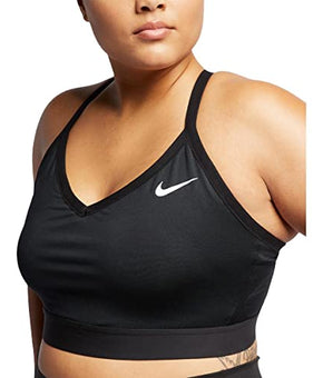 Nike Plus Size Indy Bra Black/Black/White 2X