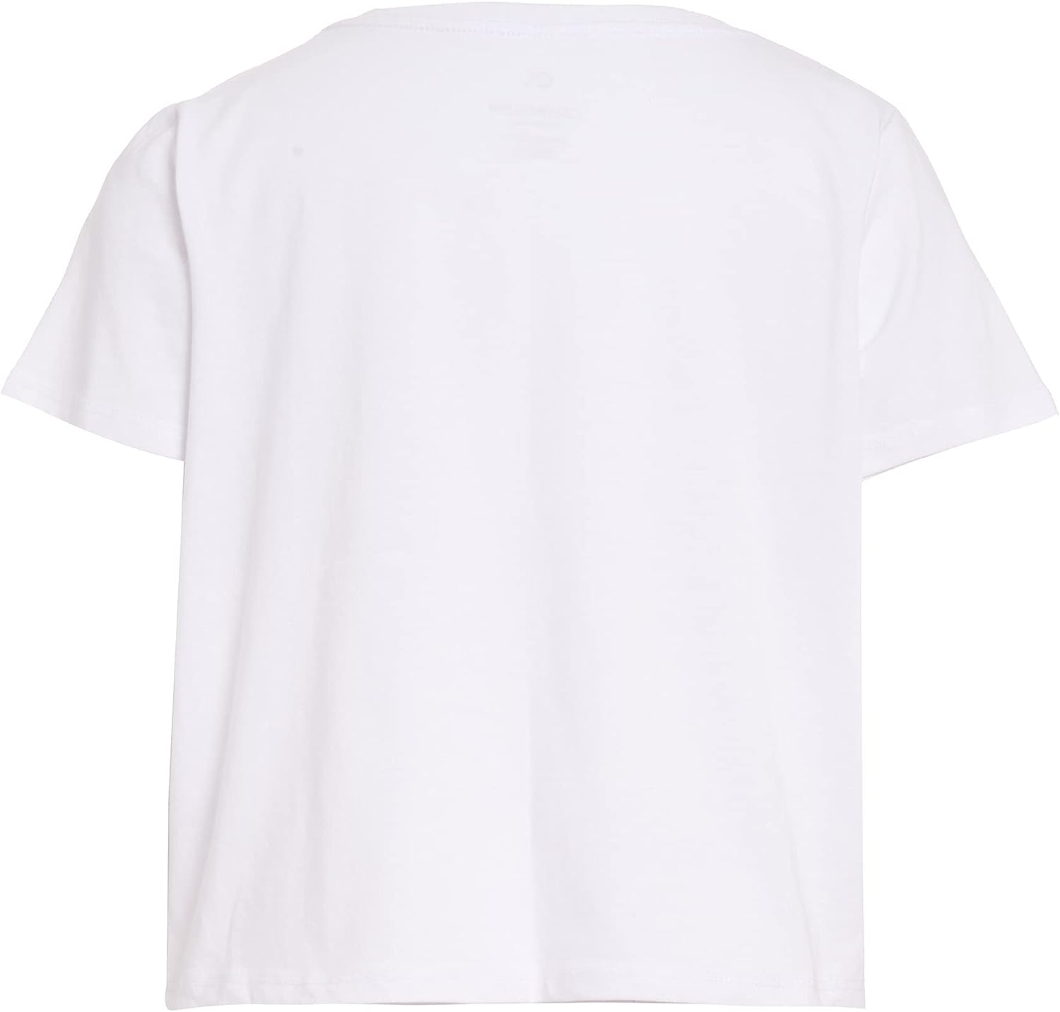 Calvin Klein Girls' Short Sleeve Active Legacy Logo T-shirt, White Size7